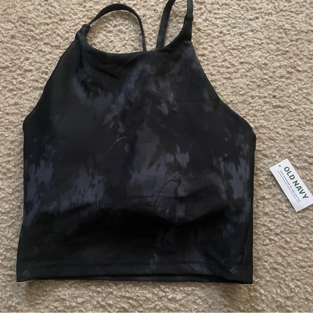 old navy black tank top